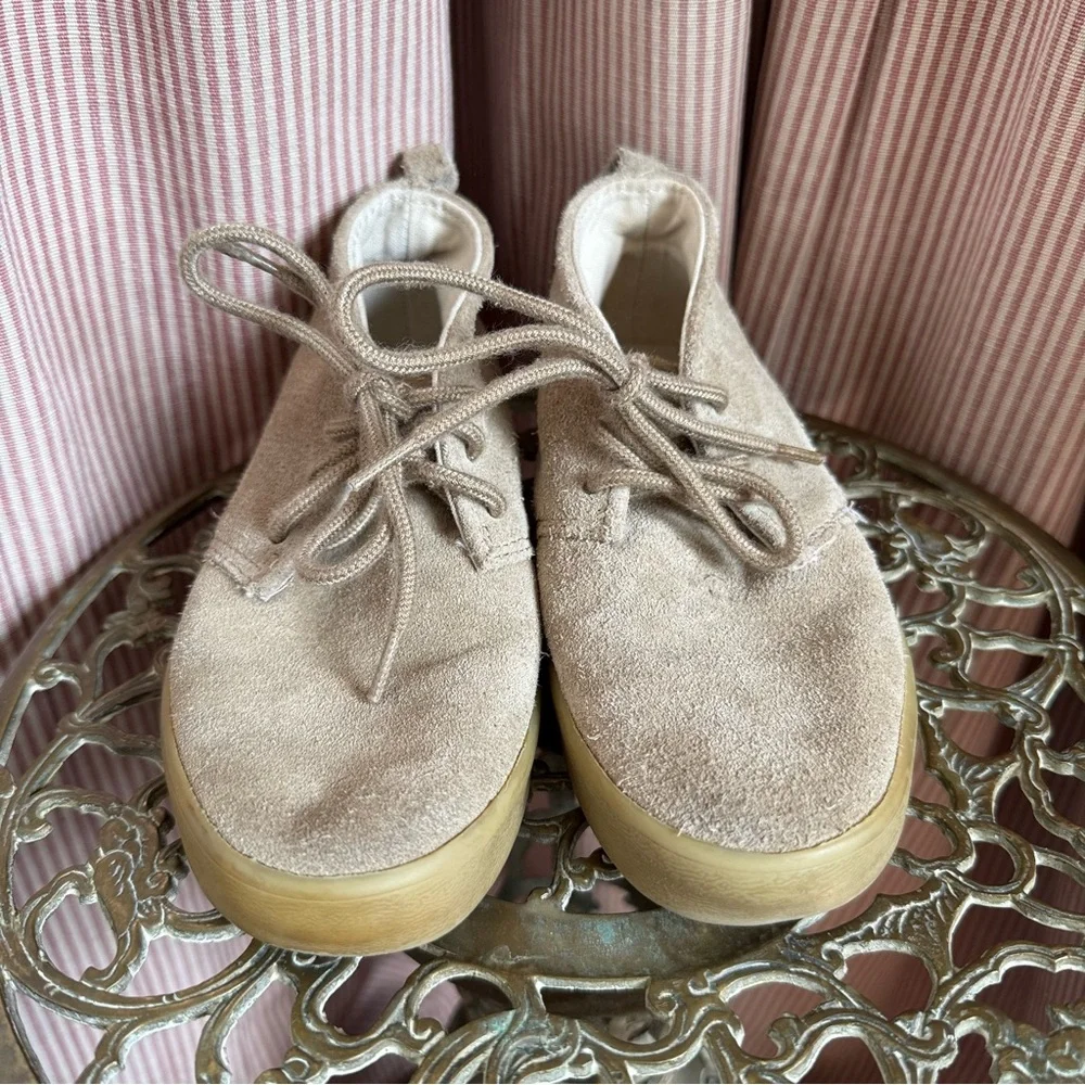 Gap Tan Suede Leather Kids Lace Up Boots Sneakers